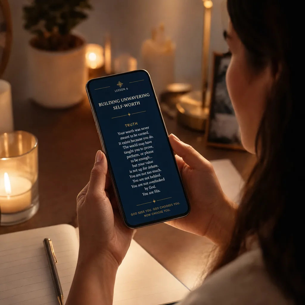 Read the lessons on your phone